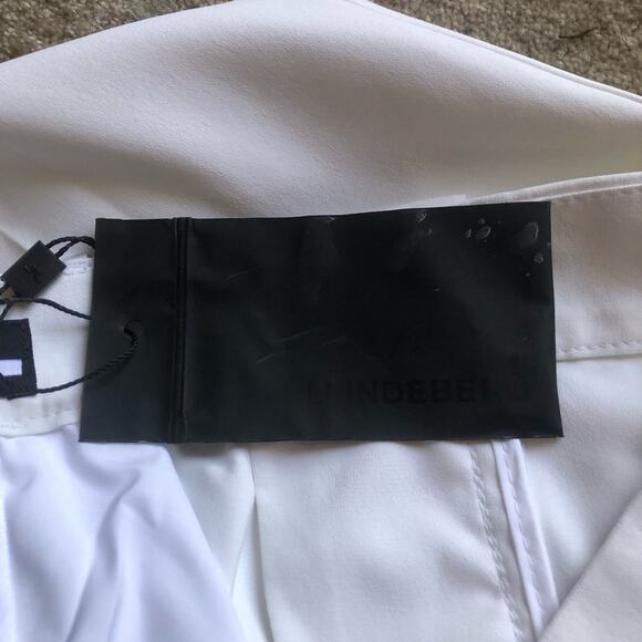 J.Lindeberg White Golf Pants Flat Front Straight Leg Men's Size 34/32" NWT - Picture 9 of 15